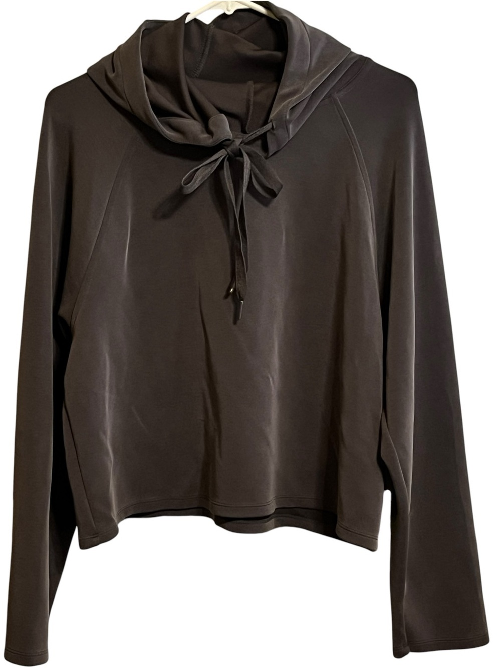 Joy Lab Women's Dark Gray Sweatshirt Hoodie Ninja Pullover Modal Soft Size M